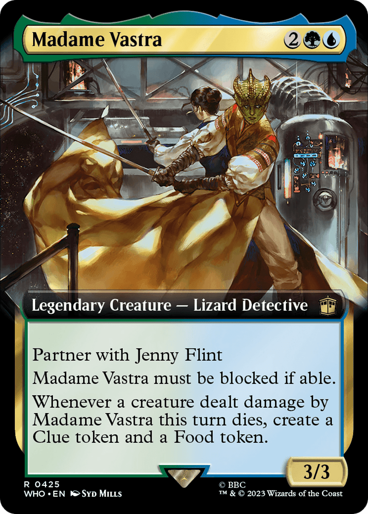 Madame Vastra (Extended Art) [Doctor Who] MTG Single Magic: The Gathering  | Multizone: Comics And Games