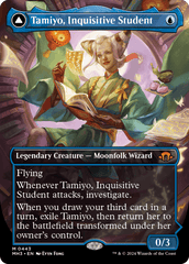 Tamiyo, Inquisitive Student // Tamiyo, Seasoned Scholar (Borderless) [Modern Horizons 3] MTG Single Magic: The Gathering  | Multizone: Comics And Games