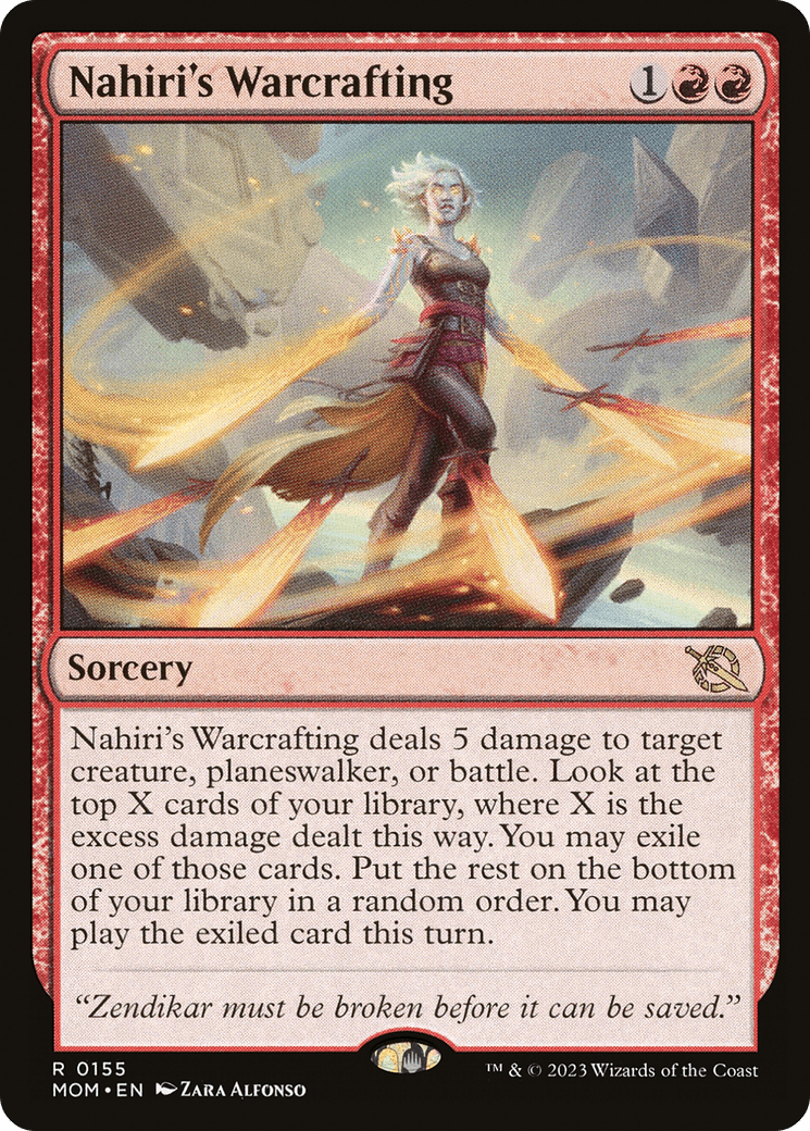 Nahiri's Warcrafting [March of the Machine] MTG Single Magic: The Gathering  | Multizone: Comics And Games