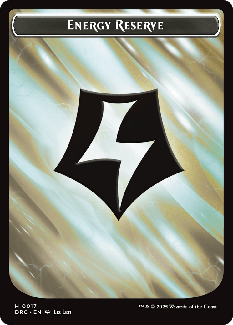 Energy Reserve // Energy Reserve Double-Sided Token [Aetherdrift Tokens] MTG Single Magic: The Gathering  | Multizone: Comics And Games