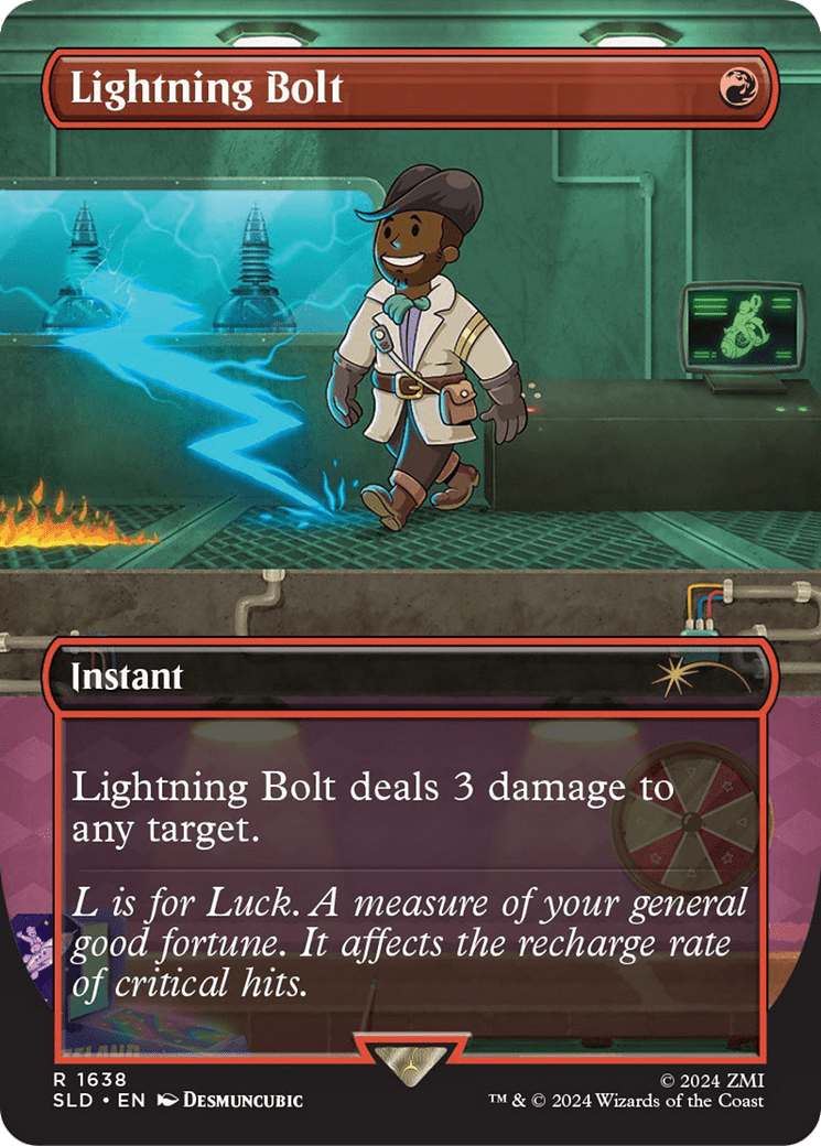 Lightning Bolt (1638) [Secret Lair Drop Series] MTG Single Magic: The Gathering  | Multizone: Comics And Games
