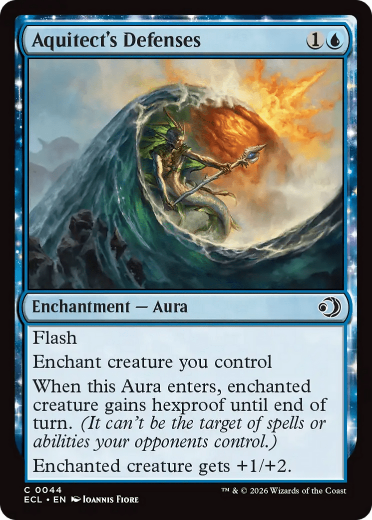 Aquitect's Defenses [Lorwyn Eclipsed] MTG Single Magic: The Gathering  | Multizone: Comics And Games