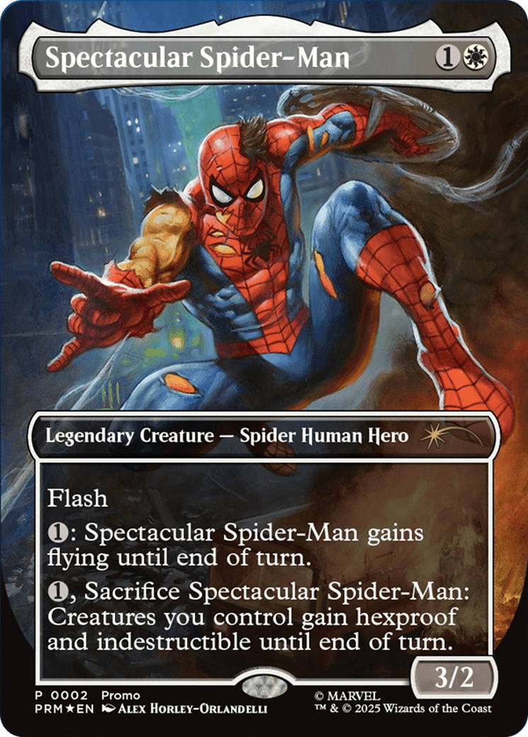 Spectacular Spider-Man (Borderless) [Media Promos] MTG Single Magic: The Gathering  | Multizone: Comics And Games