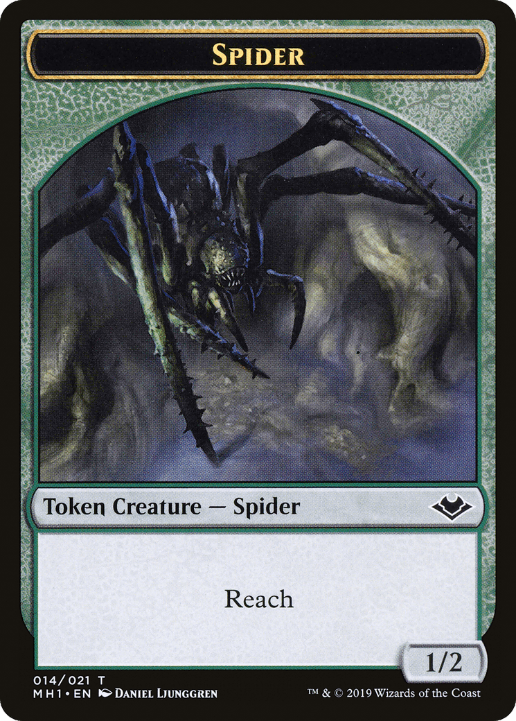 Shapeshifter // Spider Double-Sided Token [Modern Horizons Tokens] MTG Single Magic: The Gathering  | Multizone: Comics And Games