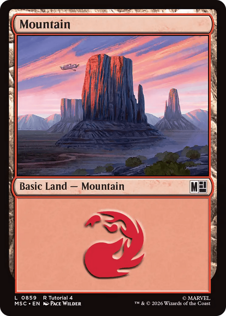 Mountain (0859) [Marvel Super Heroes Commander] MTG Single Magic: The Gathering  | Multizone: Comics And Games
