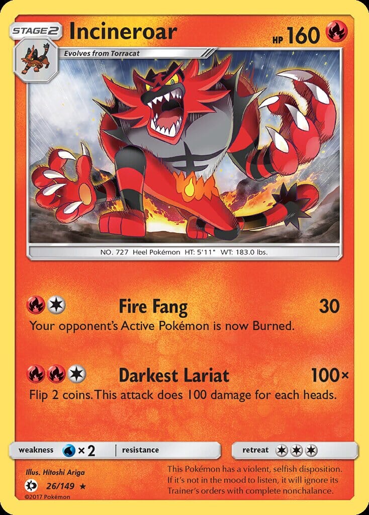 Incineroar (26/149) (Theme Deck Exclusive) [Sun & Moon: Base Set] Pokemon Single Pokémon  | Multizone: Comics And Games