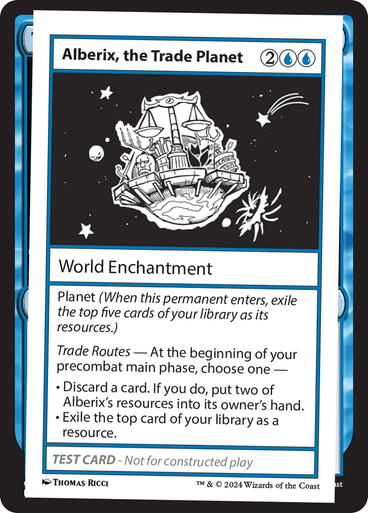 Alberix, the Trade Planet [Mystery Booster 2 Playtest Cards] MTG Single Magic: The Gathering  | Multizone: Comics And Games