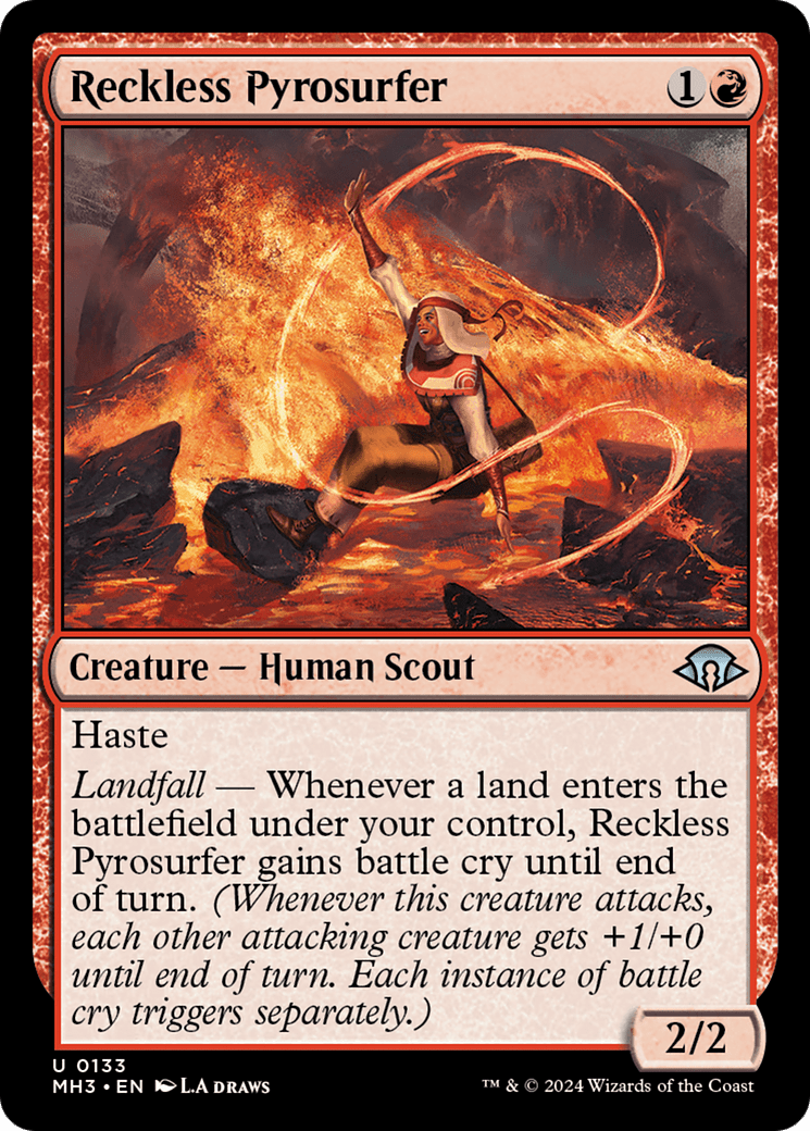 Reckless Pyrosurfer [Modern Horizons 3] MTG Single Magic: The Gathering  | Multizone: Comics And Games