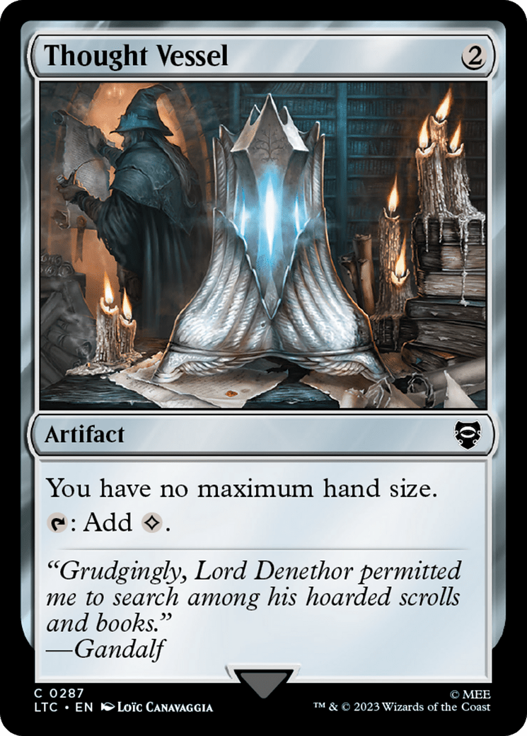Thought Vessel [The Lord of the Rings: Tales of Middle-Earth Commander] MTG Single Magic: The Gathering  | Multizone: Comics And Games