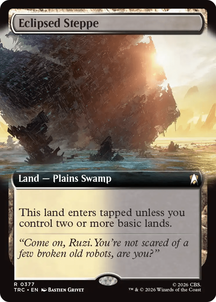 Eclipsed Steppe (Extended Art) [Star Trek Commander] MTG Single Magic: The Gathering  | Multizone: Comics And Games