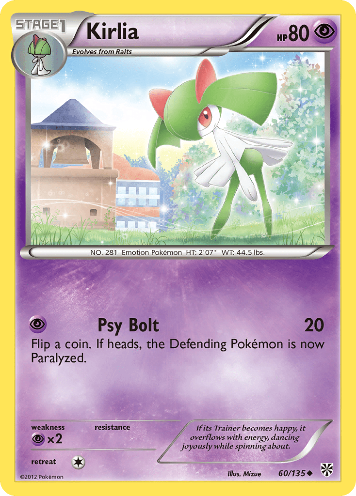 Kirlia (60/135) [Black & White: Plasma Storm] Pokemon Single Pokémon  | Multizone: Comics And Games