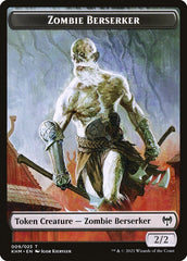 Elf Warrior // Zombie Berserker Double-Sided Token [Kaldheim Tokens] MTG Single Magic: The Gathering  | Multizone: Comics And Games