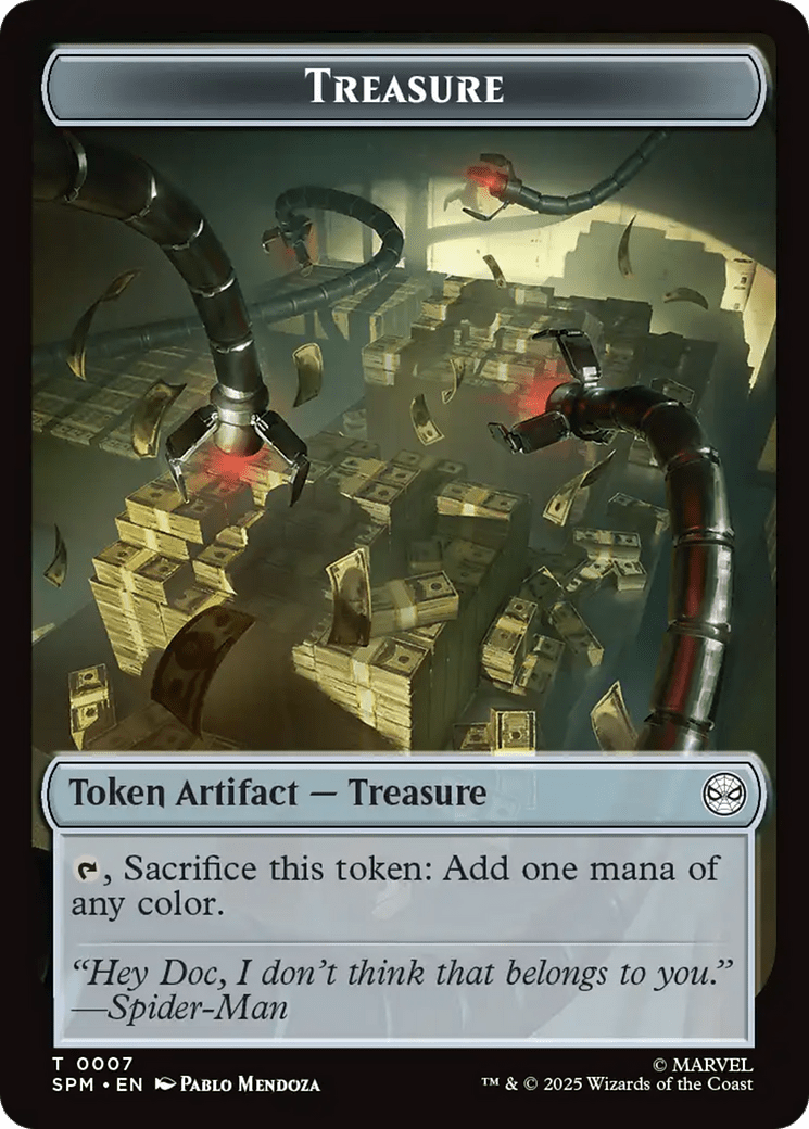 Human Citizen // Treasure Double-Sided Token [Marvel's Spider-Man Tokens] MTG Single Magic: The Gathering  | Multizone: Comics And Games