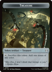 Human Citizen // Treasure Double-Sided Token [Marvel's Spider-Man Tokens] MTG Single Magic: The Gathering  | Multizone: Comics And Games