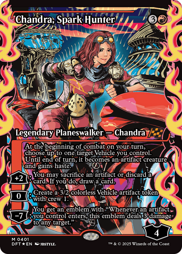 Chandra, Spark Hunter (Showcase) [Aetherdrift] MTG Single Magic: The Gathering  | Multizone: Comics And Games