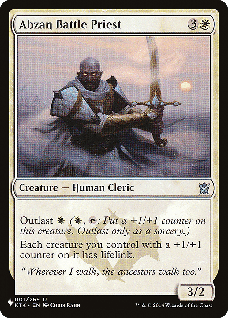 Abzan Battle Priest [The List] MTG Single Magic: The Gathering  | Multizone: Comics And Games