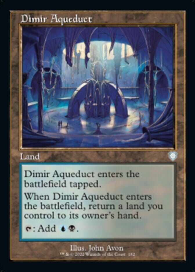 Dimir Aqueduct (Retro) [The Brothers' War Commander] MTG Single Magic: The Gathering  | Multizone: Comics And Games