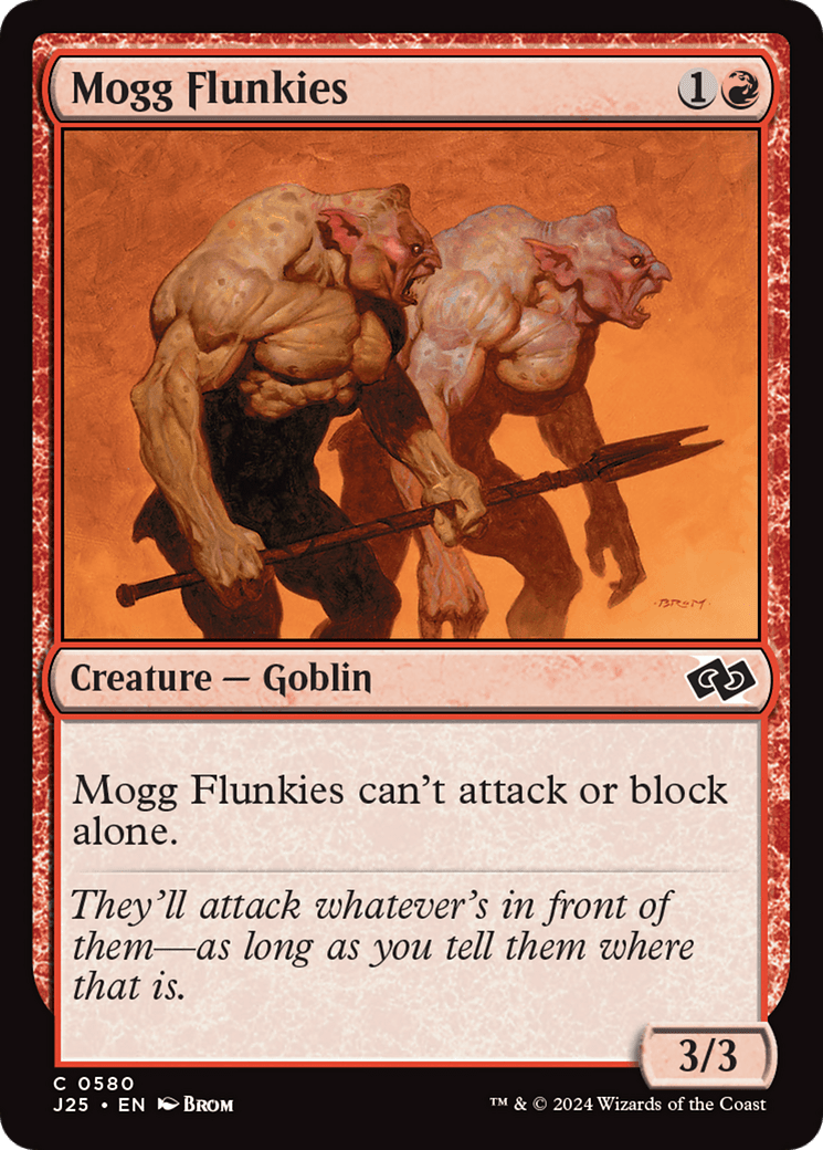 Mogg Flunkies [Foundations Jumpstart] MTG Single Magic: The Gathering  | Multizone: Comics And Games