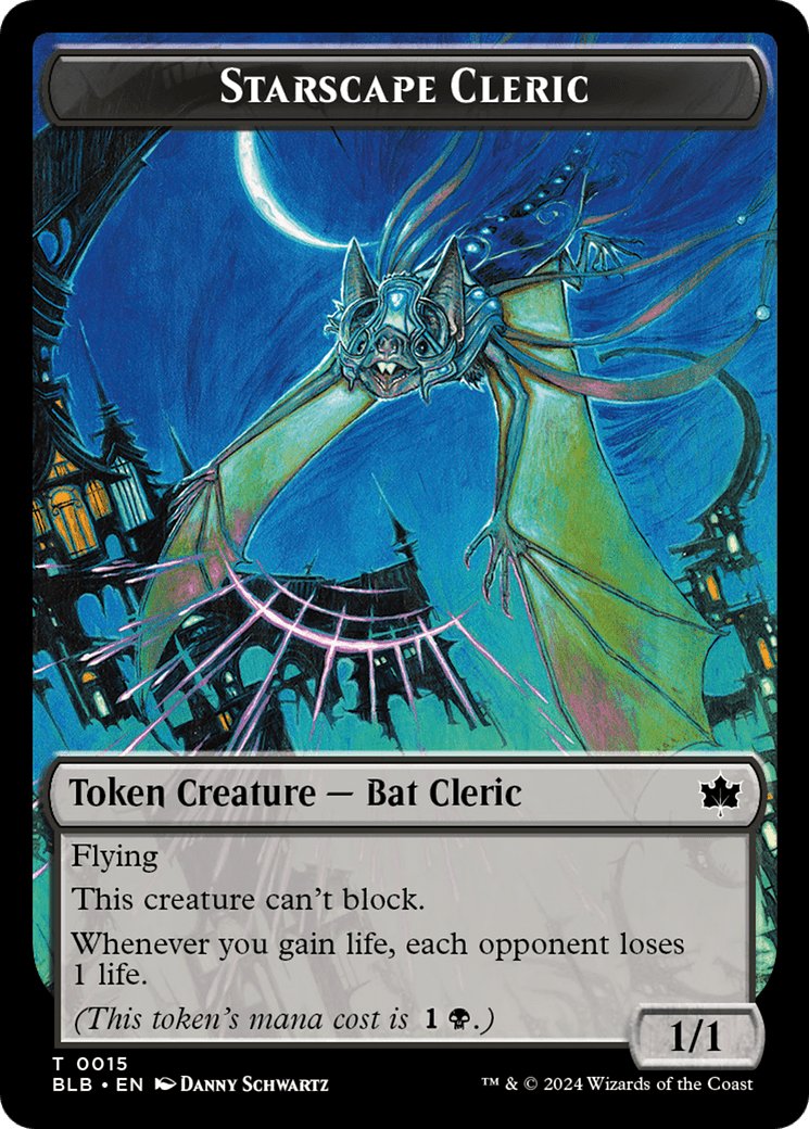 Squirrel // Starscape Cleric Double-Sided Token [Bloomburrow Tokens] MTG Single Magic: The Gathering  | Multizone: Comics And Games