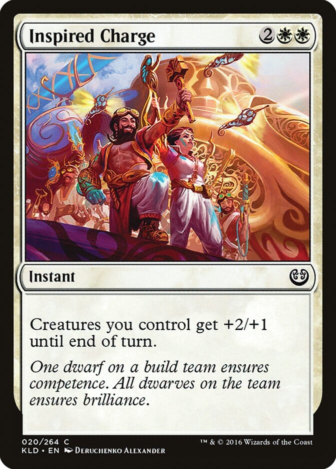 Inspired Charge [Kaladesh] MTG Single Magic: The Gathering  | Multizone: Comics And Games