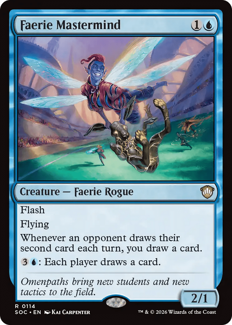 Faerie Mastermind [Secrets of Strixhaven Commander] MTG Single Magic: The Gathering  | Multizone: Comics And Games