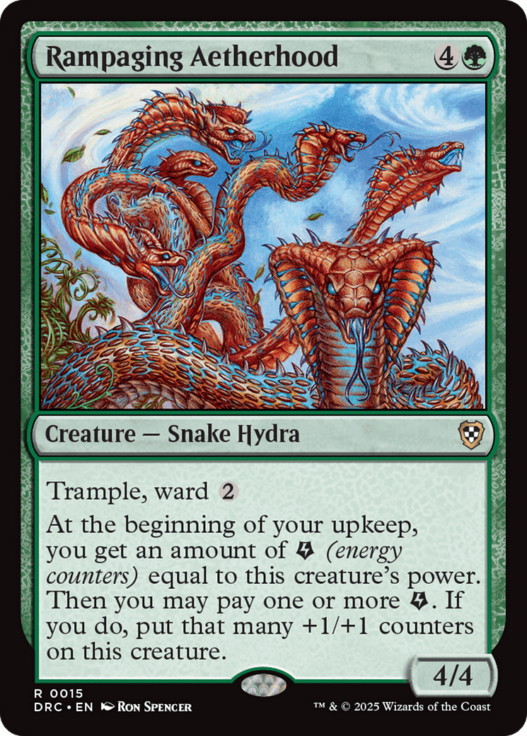 Rampaging Aetherhood [Aetherdrift Commander] MTG Single Magic: The Gathering  | Multizone: Comics And Games