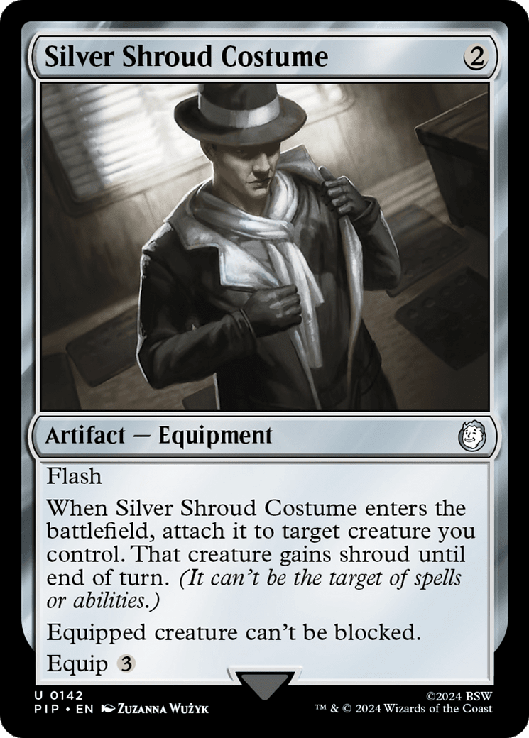 Silver Shroud Costume [Fallout] MTG Single Magic: The Gathering  | Multizone: Comics And Games