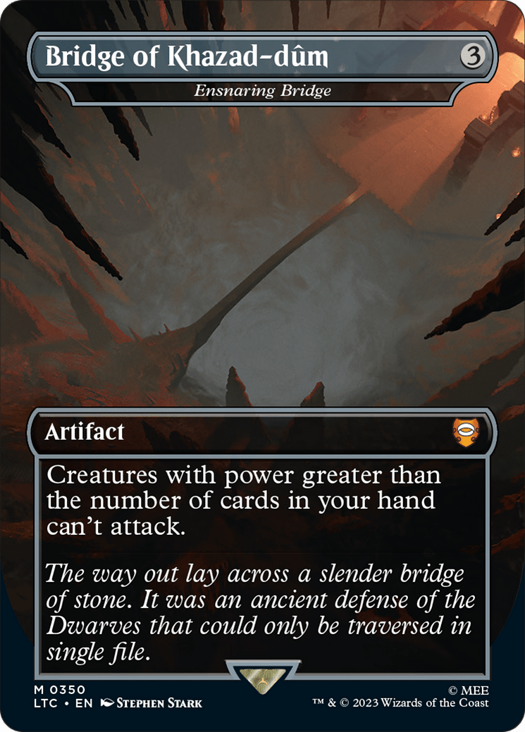 Ensnaring Bridge - Bridge of Khazad-dum [The Lord of the Rings: Tales of Middle-Earth Commander] MTG Single Magic: The Gathering  | Multizone: Comics And Games