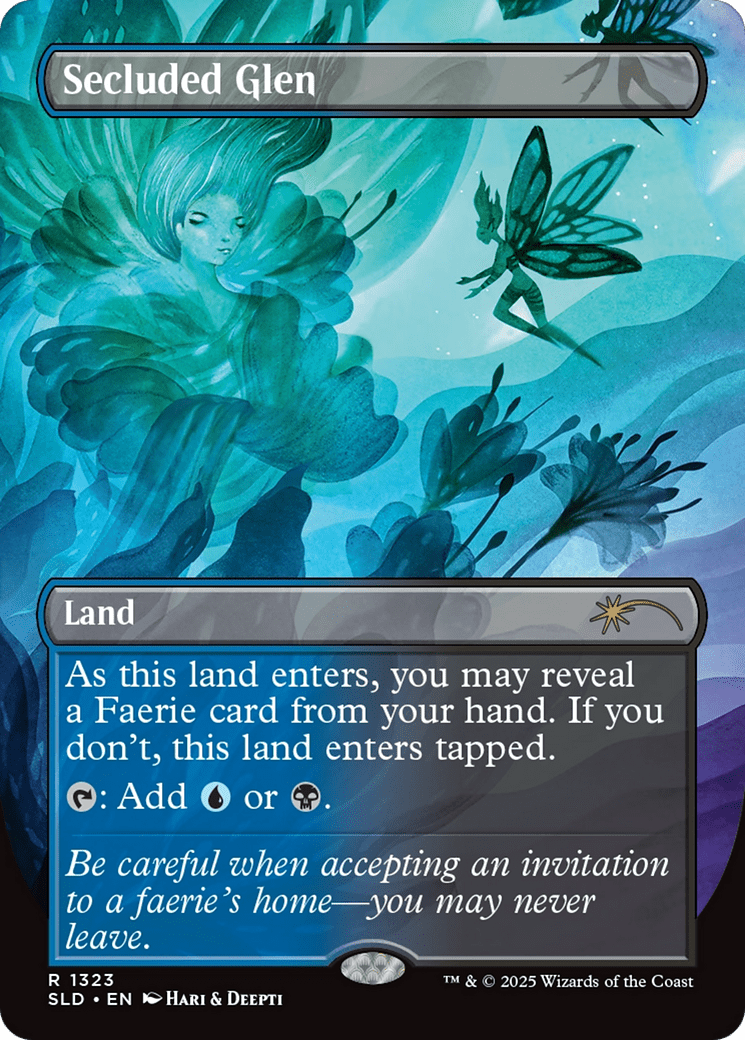 Secluded Glen (Rainbow Foil) [Secret Lair Drop Series] MTG Single Magic: The Gathering  | Multizone: Comics And Games