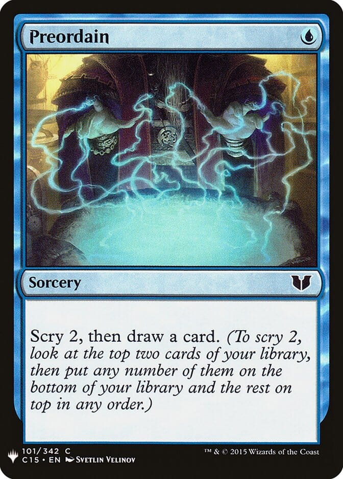 Preordain [Mystery Booster] MTG Single Magic: The Gathering  | Multizone: Comics And Games