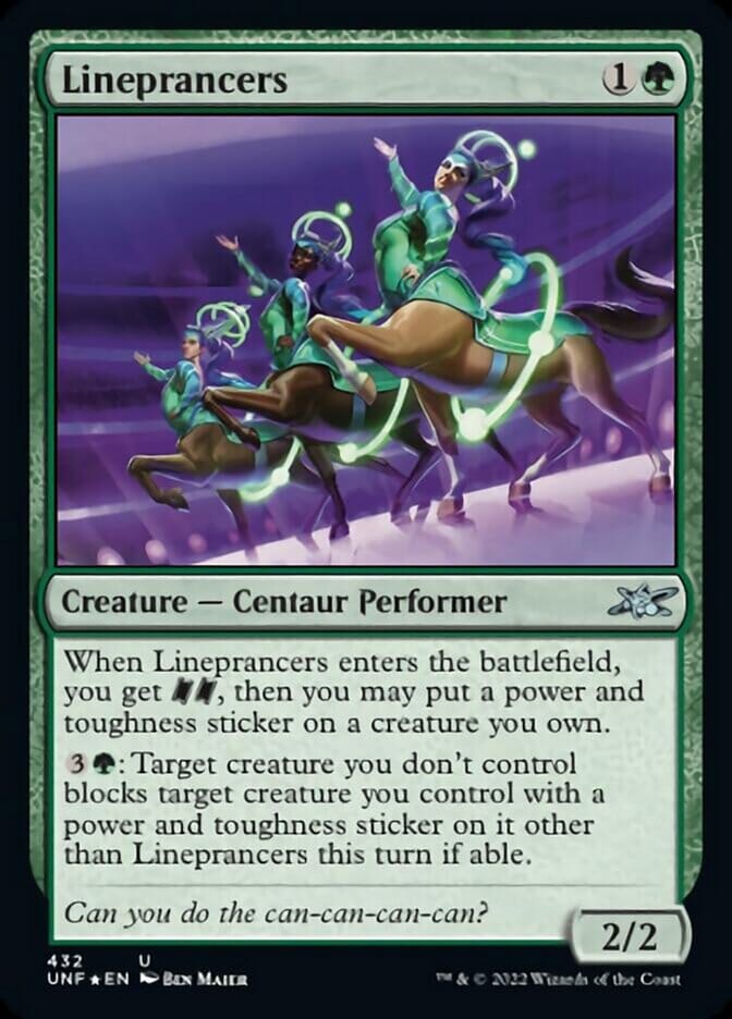 Lineprancers (Galaxy Foil) [Unfinity] MTG Single Magic: The Gathering  | Multizone: Comics And Games