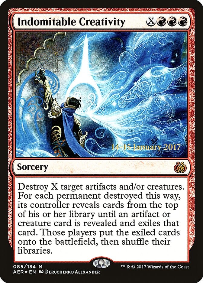 Indomitable Creativity [Aether Revolt Prerelease Promos] MTG Single Magic: The Gathering  | Multizone: Comics And Games
