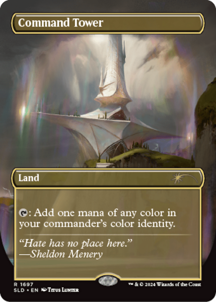 Command Tower (1697) [Secret Lair: Sheldon's Spellbook] MTG Single Magic: The Gathering  | Multizone: Comics And Games