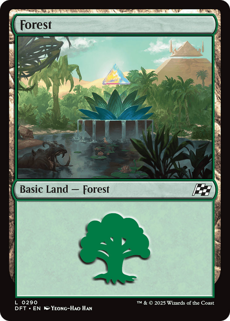 Forest (0290) [Aetherdrift] MTG Single Magic: The Gathering  | Multizone: Comics And Games