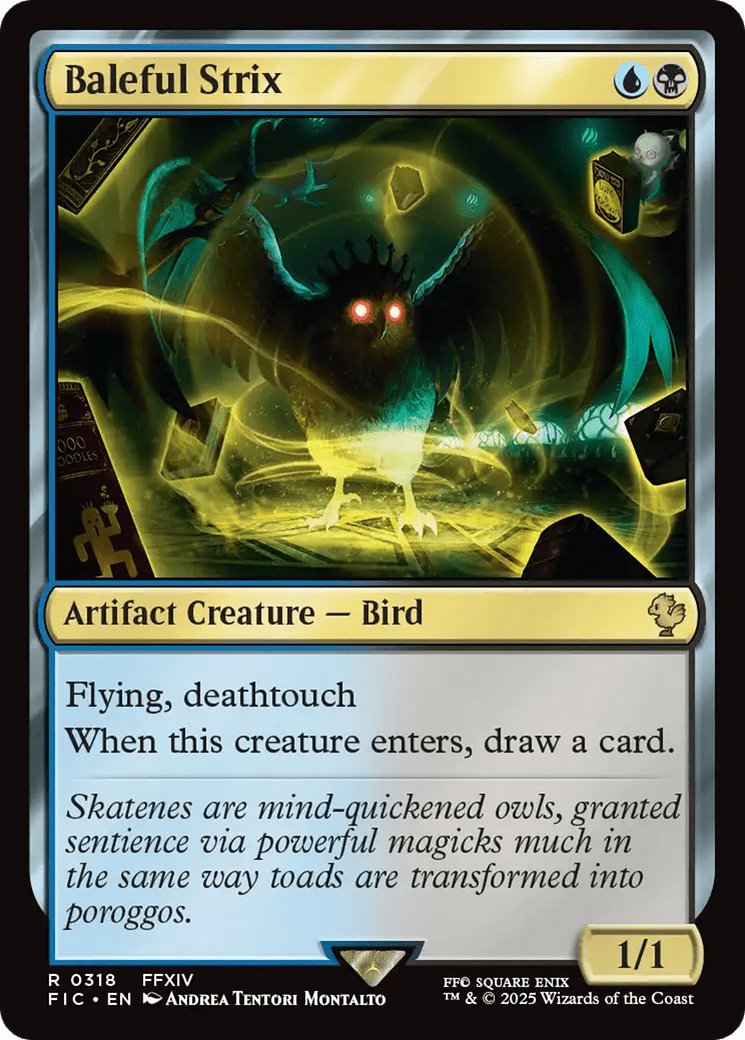 Baleful Strix [FINAL FANTASY Commander] MTG Single Magic: The Gathering  | Multizone: Comics And Games
