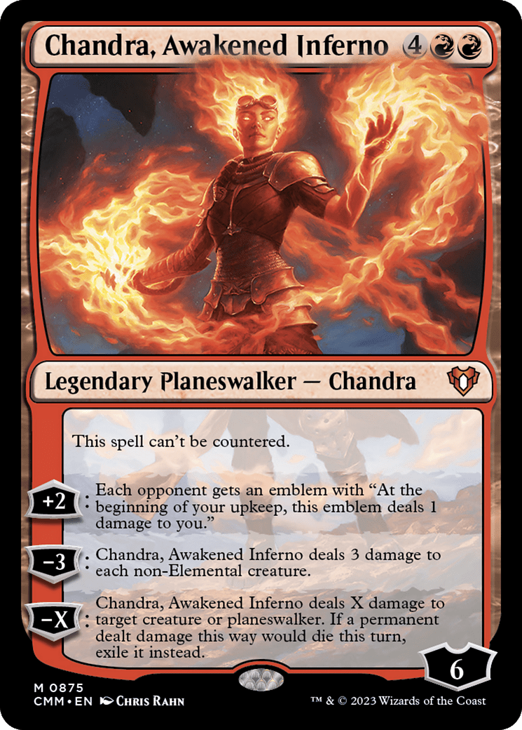 Chandra, Awakened Inferno [Commander Masters] MTG Single Magic: The Gathering  | Multizone: Comics And Games