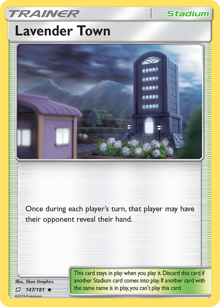 Lavender Town (147/181) [Sun & Moon: Team Up] Pokemon Single Pokémon  | Multizone: Comics And Games