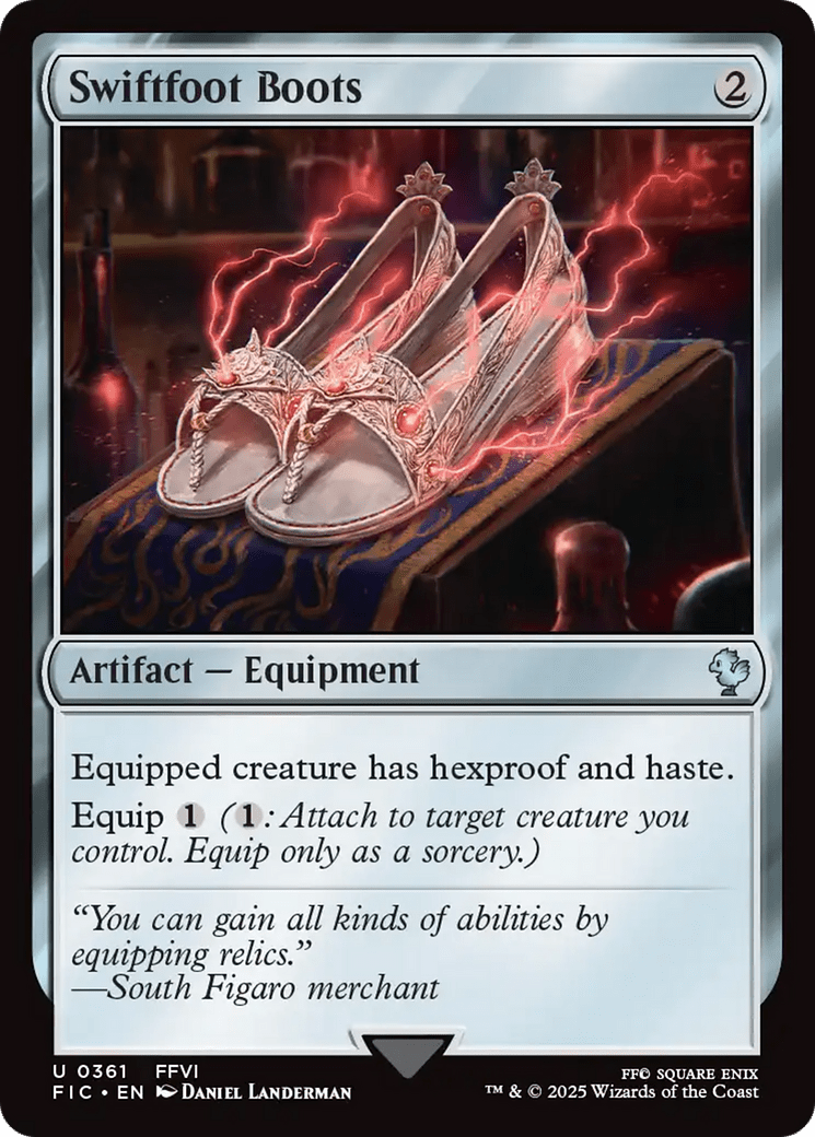 Swiftfoot Boots [FINAL FANTASY Commander] MTG Single Magic: The Gathering  | Multizone: Comics And Games