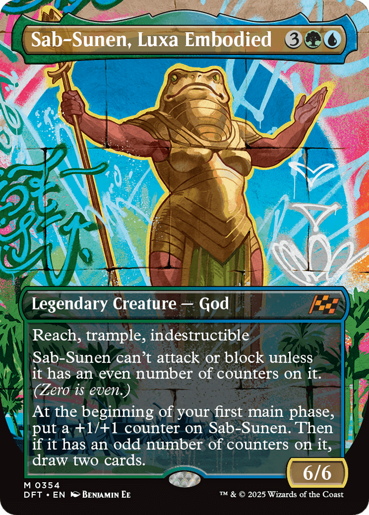 Sab-Sunen, Luxa Embodied (Borderless) [Aetherdrift] MTG Single Magic: The Gathering  | Multizone: Comics And Games