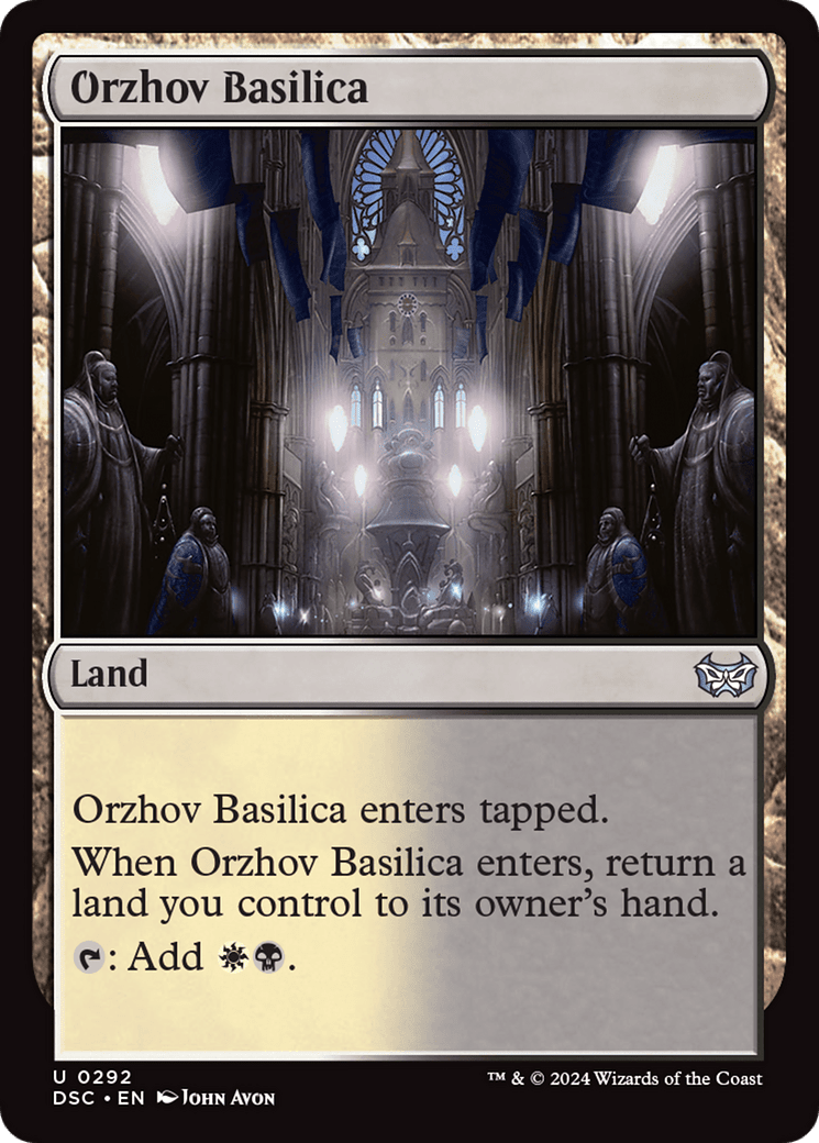 Orzhov Basilica [Duskmourn: House of Horror Commander] MTG Single Magic: The Gathering  | Multizone: Comics And Games