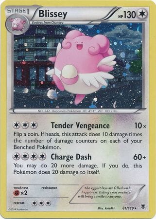 Blissey (81/119) (Cosmos Holo) [XY: Phantom Forces] Pokemon Single Pokémon  | Multizone: Comics And Games