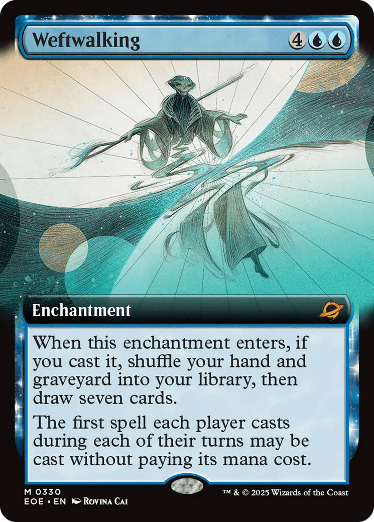 Weftwalking (Extended Art) [Edge of Eternities] MTG Single Magic: The Gathering  | Multizone: Comics And Games
