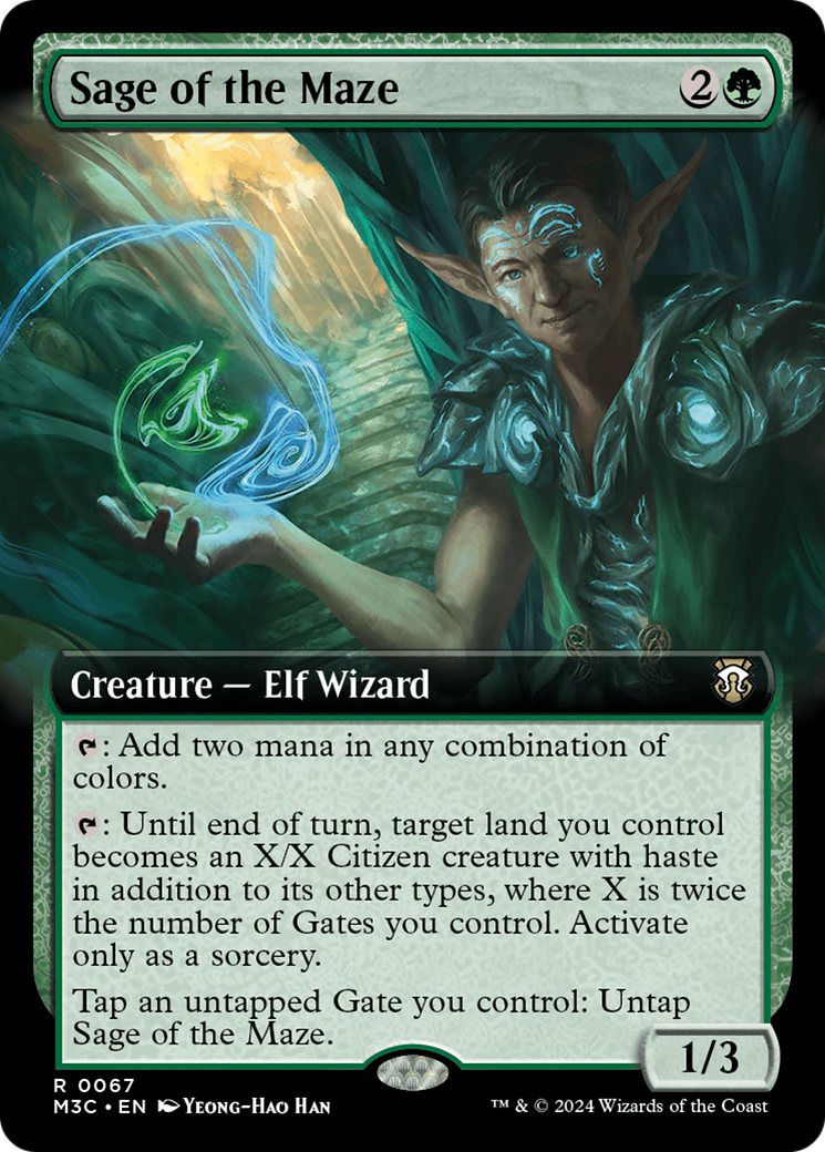 Sage of the Maze (Extended Art) [Modern Horizons 3 Commander] | Multizone: Comics And Games