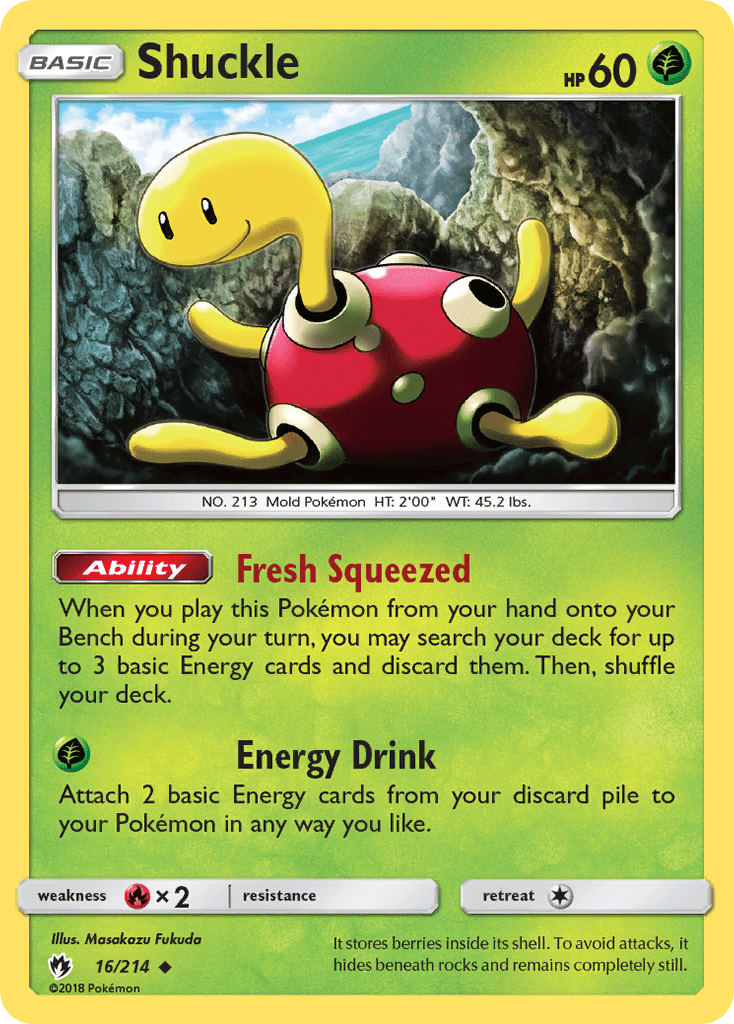 Shuckle (16/214) [Sun & Moon: Lost Thunder] Pokemon Single Pokémon  | Multizone: Comics And Games
