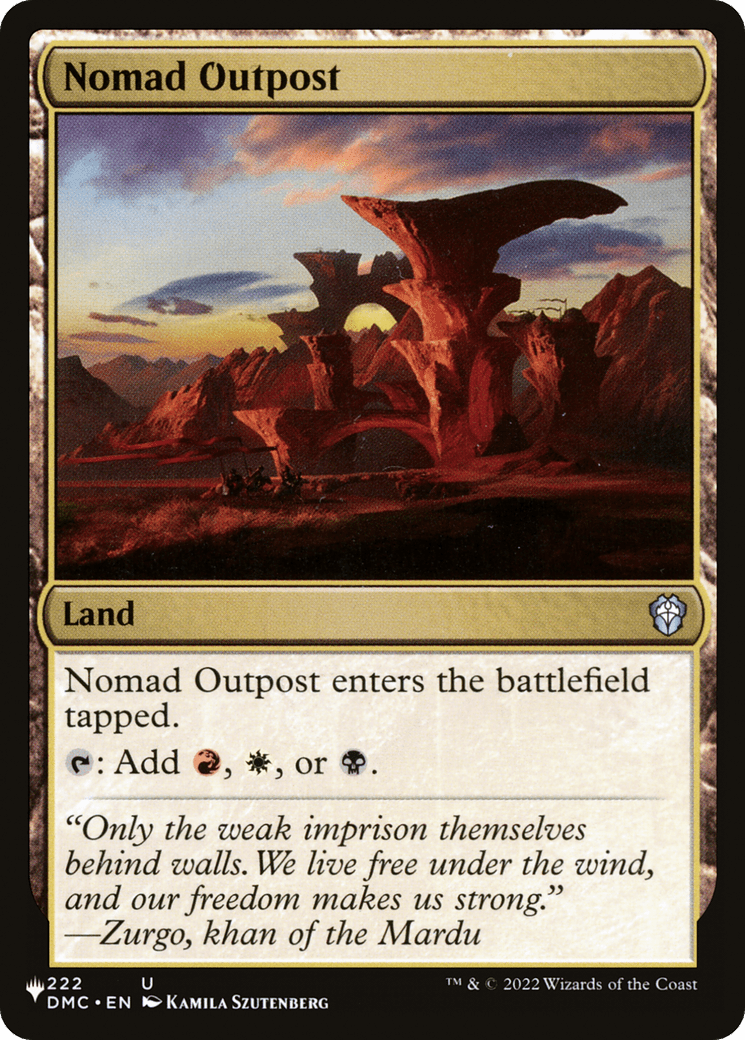 Nomad Outpost [The List] MTG Single Magic: The Gathering  | Multizone: Comics And Games