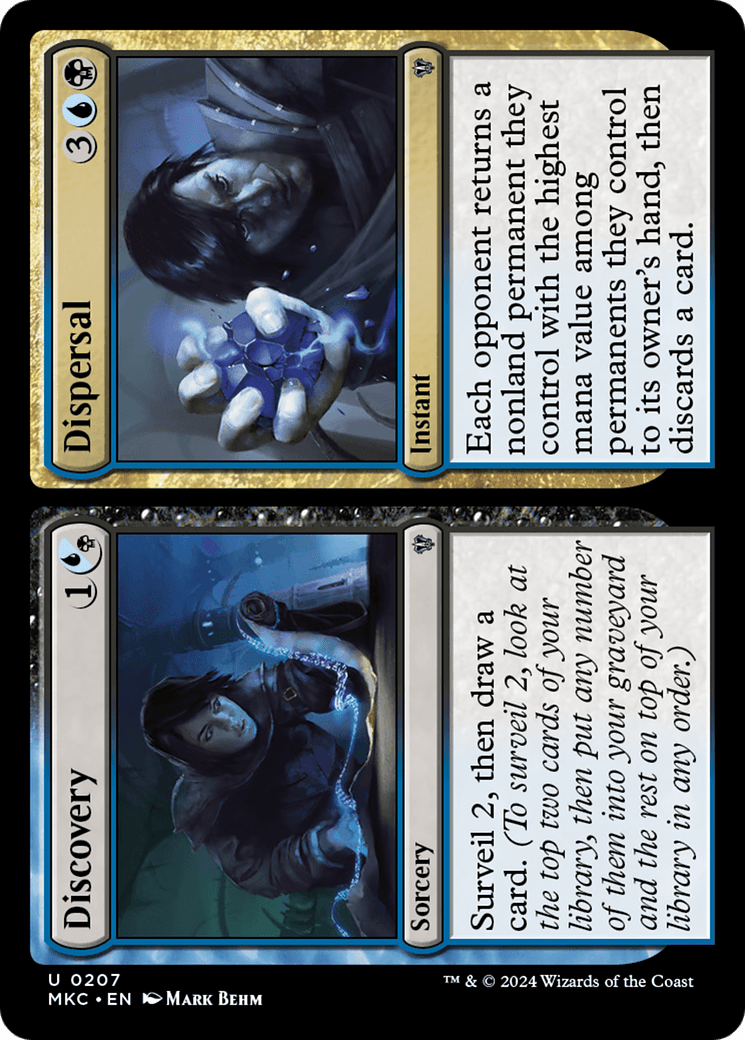 Discovery // Dispersal [Murders at Karlov Manor Commander] MTG Single Magic: The Gathering  | Multizone: Comics And Games