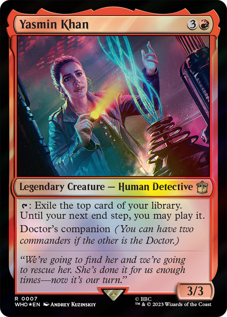 Yasmin Khan [Doctor Who] MTG Single Magic: The Gathering  | Multizone: Comics And Games