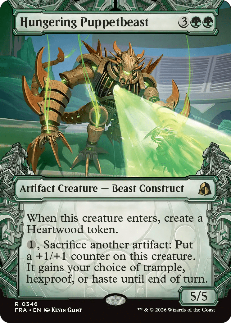 Hungering Puppetbeast (Showcase) [Reality Fracture] MTG Single Magic: The Gathering  | Multizone: Comics And Games