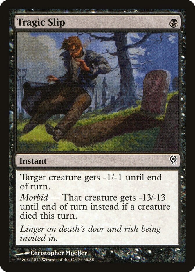 Tragic Slip [Duel Decks: Jace vs. Vraska] MTG Single Magic: The Gathering  | Multizone: Comics And Games