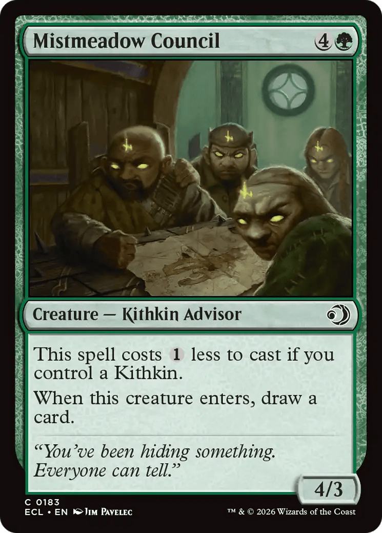 Mistmeadow Council [Lorwyn Eclipsed] MTG Single Magic: The Gathering  | Multizone: Comics And Games